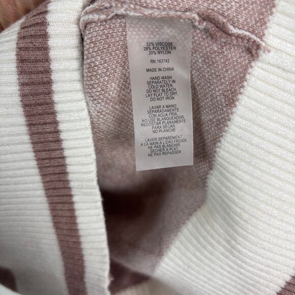 Sioni Plaid Argyle Cardigan Pink Academia Knit S - Picture 5 of 7